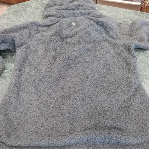Kuhl Flight Jacket Women's Size M Fuzzy Deep Pile Fleece Full Zip Pockets Hooded - Picture 15 of 16